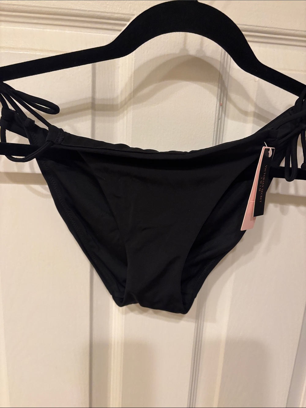 Victoria's Secret Black Side-Tie Bikini Bottom